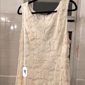 White lace dress